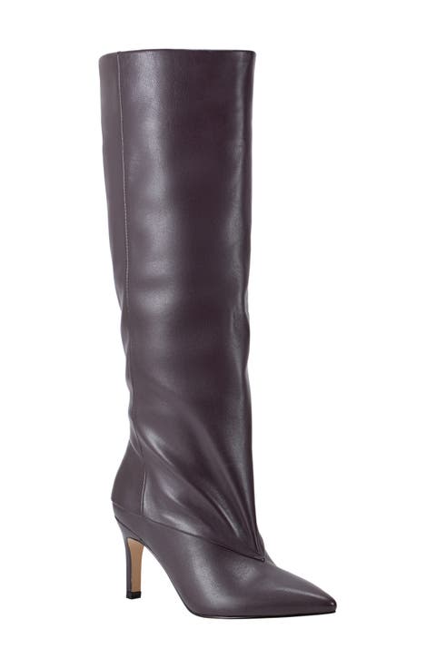 Gentle Pointed Toe Knee High Boot (Women)