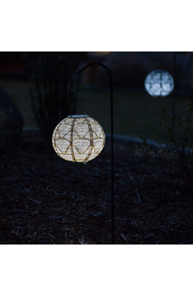 Allsop Home & Garden Soji Stella Pearl Solar Lantern Multi-Shape 3-pack, Alternate, color, White