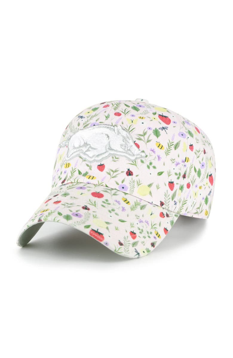 '47 Women's '47  Light Pink Arkansas Razorbacks Posey Clean Up Adjustable Hat, Main, color, Light Pink