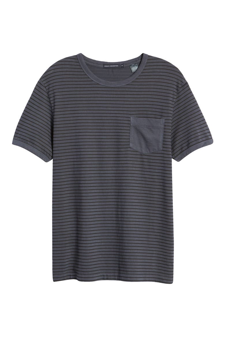 Overdye Stripe Pocket T-Shirt, Alternate, color, UTILITY BLUE
