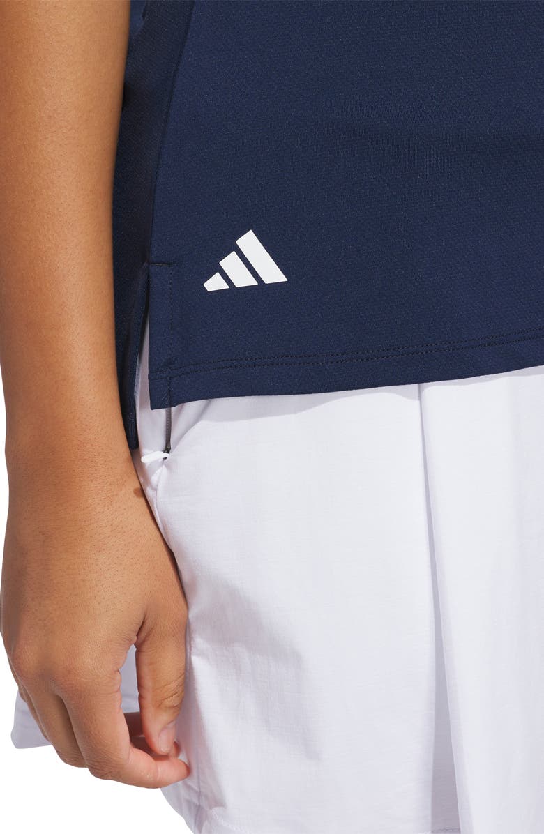 adidas Golf Ultimate 365 Sleeveless Golf Half Zip Top, Alternate, color, Collegiate Navy/ White