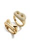 Bubble Letter Initial Ring