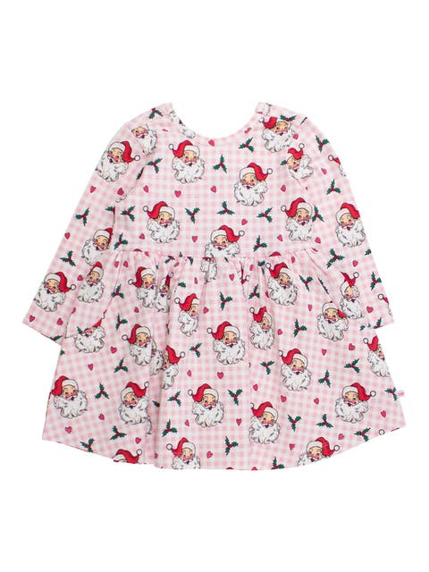 Knit Long Sleeve Twirl Dress (Toddler)