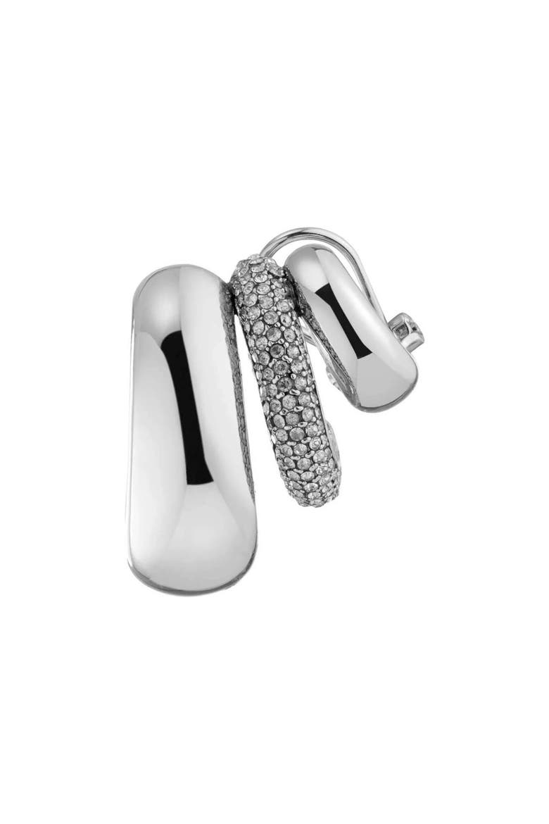 Alexa Trio Pavé Ear Cuff, Alternate, color, IR/ PAVE