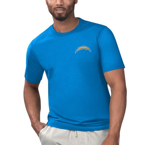 Men's Margaritaville Powder Blue Los Angeles Chargers Licensed to Chill T-Shirt