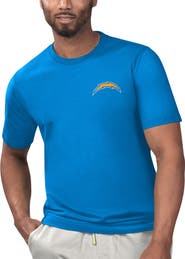 Margaritaville Men's Margaritaville Powder Blue Los Angeles Chargers Licensed to Chill T-Shirt
