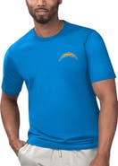 Margaritaville Men's Margaritaville Powder Blue Los Angeles Chargers Licensed to Chill T-Shirt