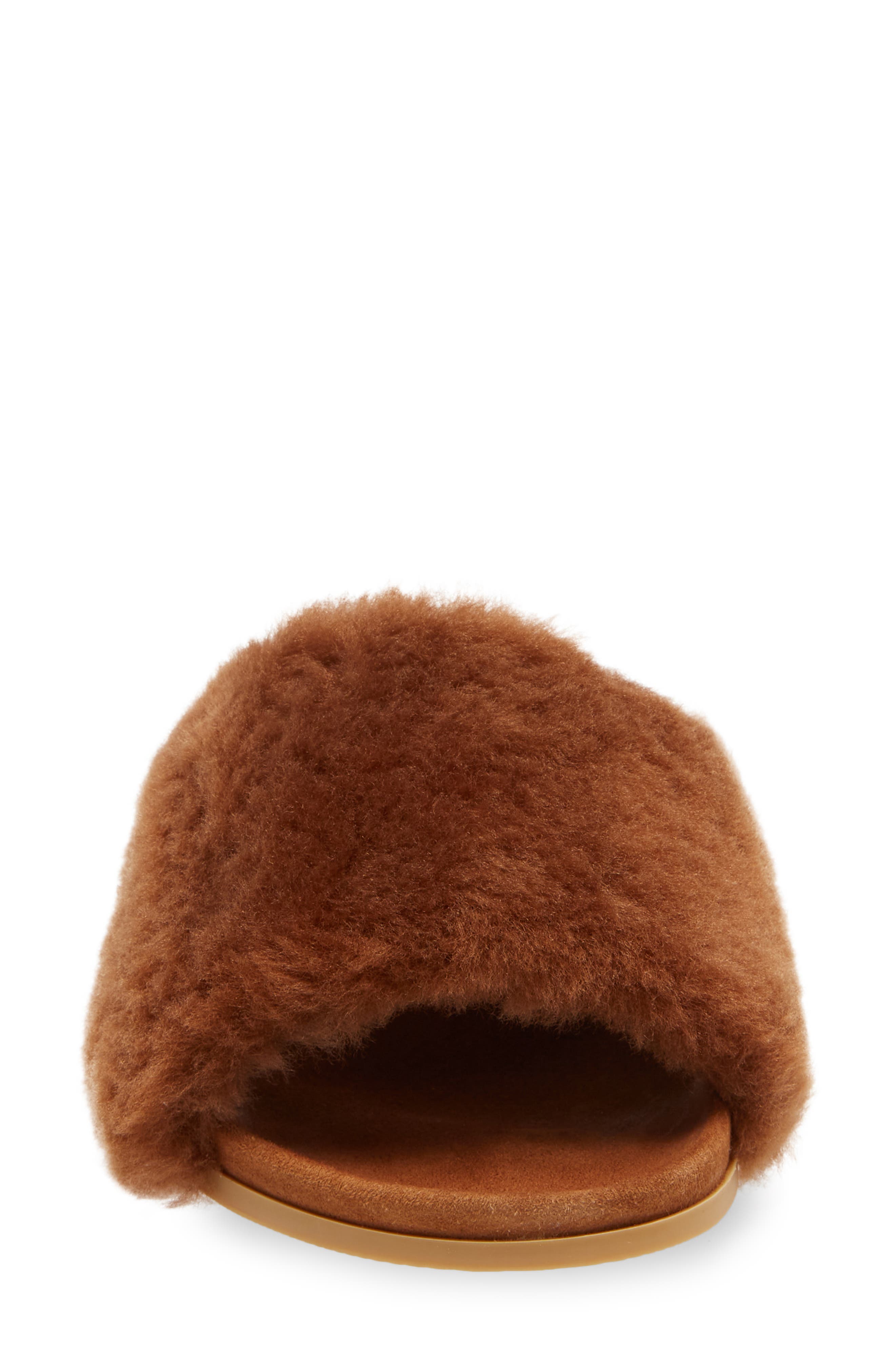 Jenni Kayne Genuine Shearling Slide Sandal, Alternate, color, 