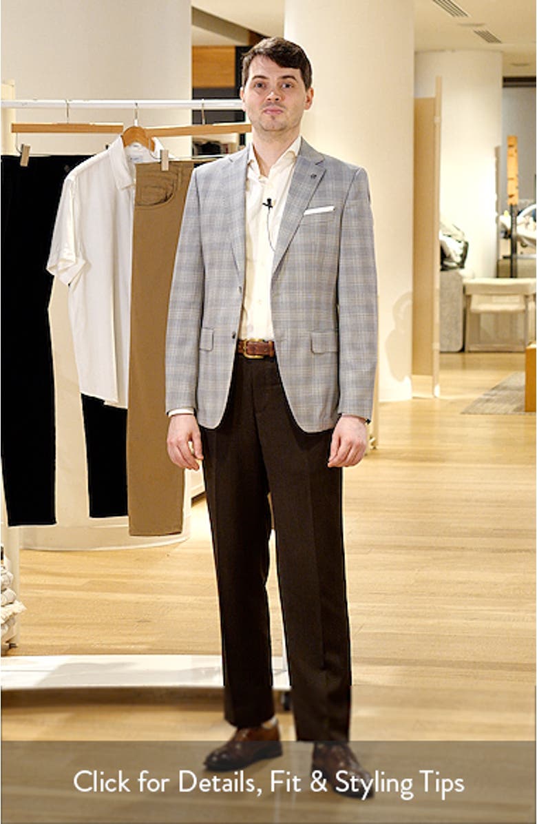 Hutson Plaid Virgin Wool Sport Coat, sales video thumbnail