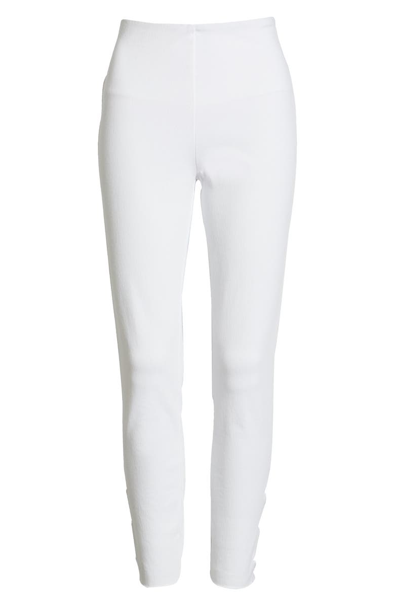 Lysse ́ Side Scallop Crop Denim Leggings, Alternate, color,