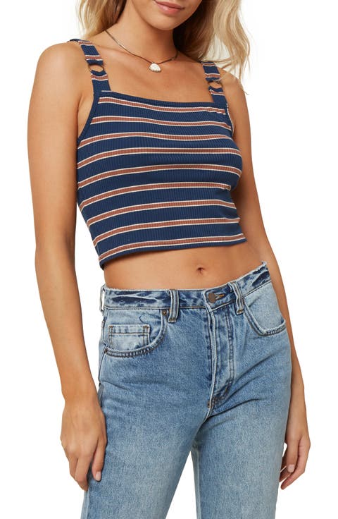 Mahoney Crop Rib Tank