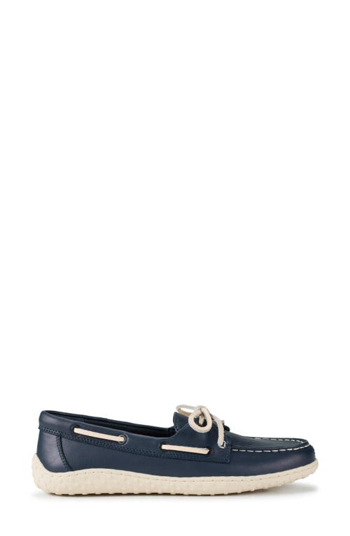 Baretraps Women's Origins Beverlie Slip-on Boat Shoes In Navy Leather