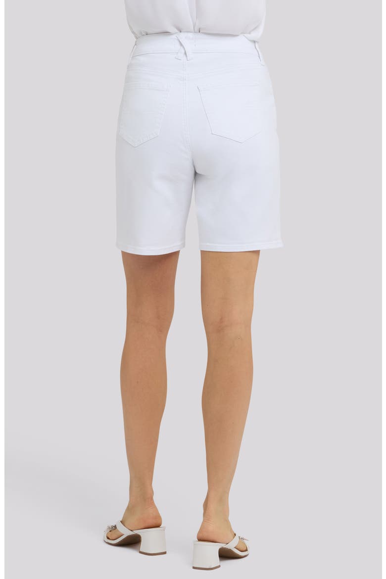 Erin High Waist Denim Shorts, Alternate, color, OPTIC WHITE