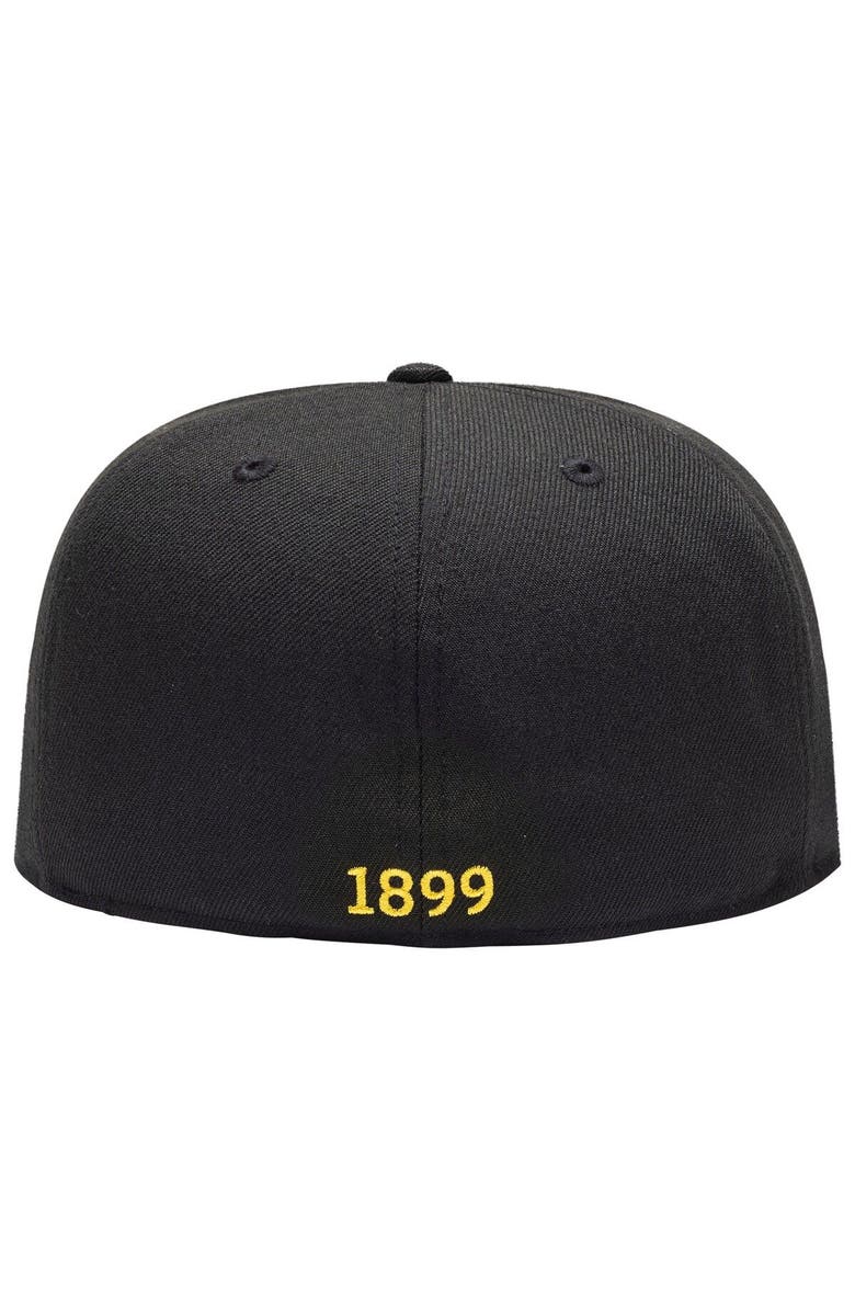 FAN INK Men's Black Barcelona Draft Night Fitted Hat, Alternate, color,