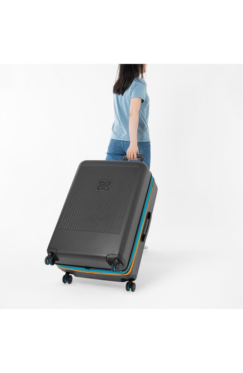 Sherpani Meridian 29 Inch Large Checked Travel Hardside Luggage, Alternate, color, Chromatic