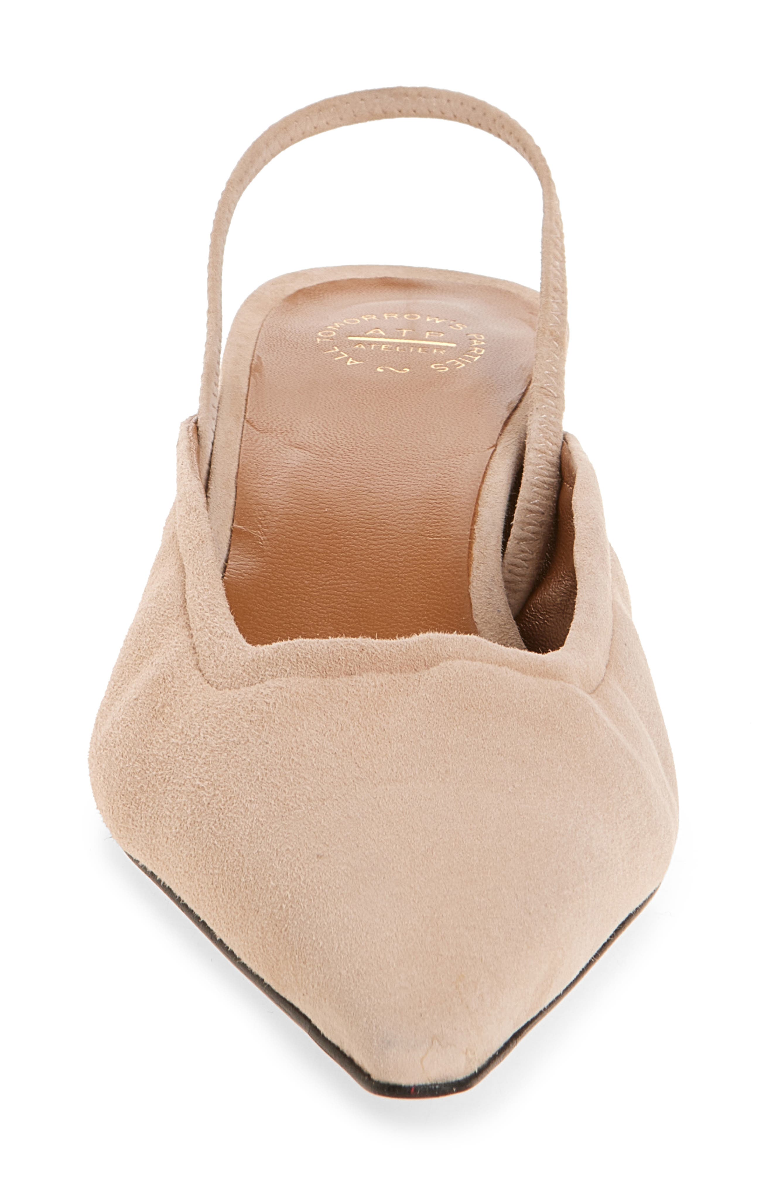 ATP ATELIER Lana Slingback Pump, Alternate, color, Cipria