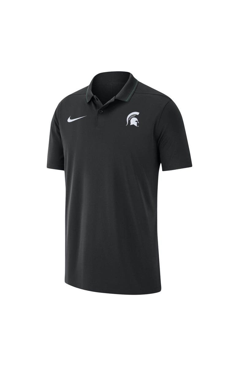 Nike Men's Nike Black Michigan State Spartans 2023 Coaches Performance Polo, Alternate, color, 