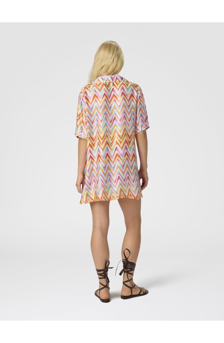 Missoni Bowling Style Cover-up Shirt, Alternate, color, Multicoloured
