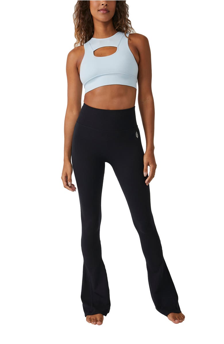 Free People FP Movement Rich Soul High Waist Flare Leggings, Alternate, color,