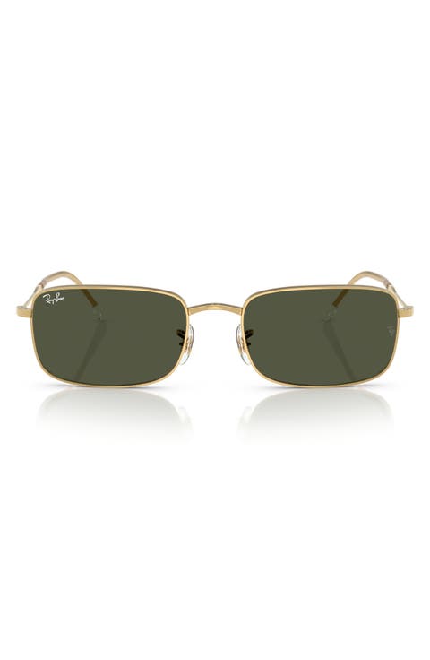 56mm Rectangular Sunglasses