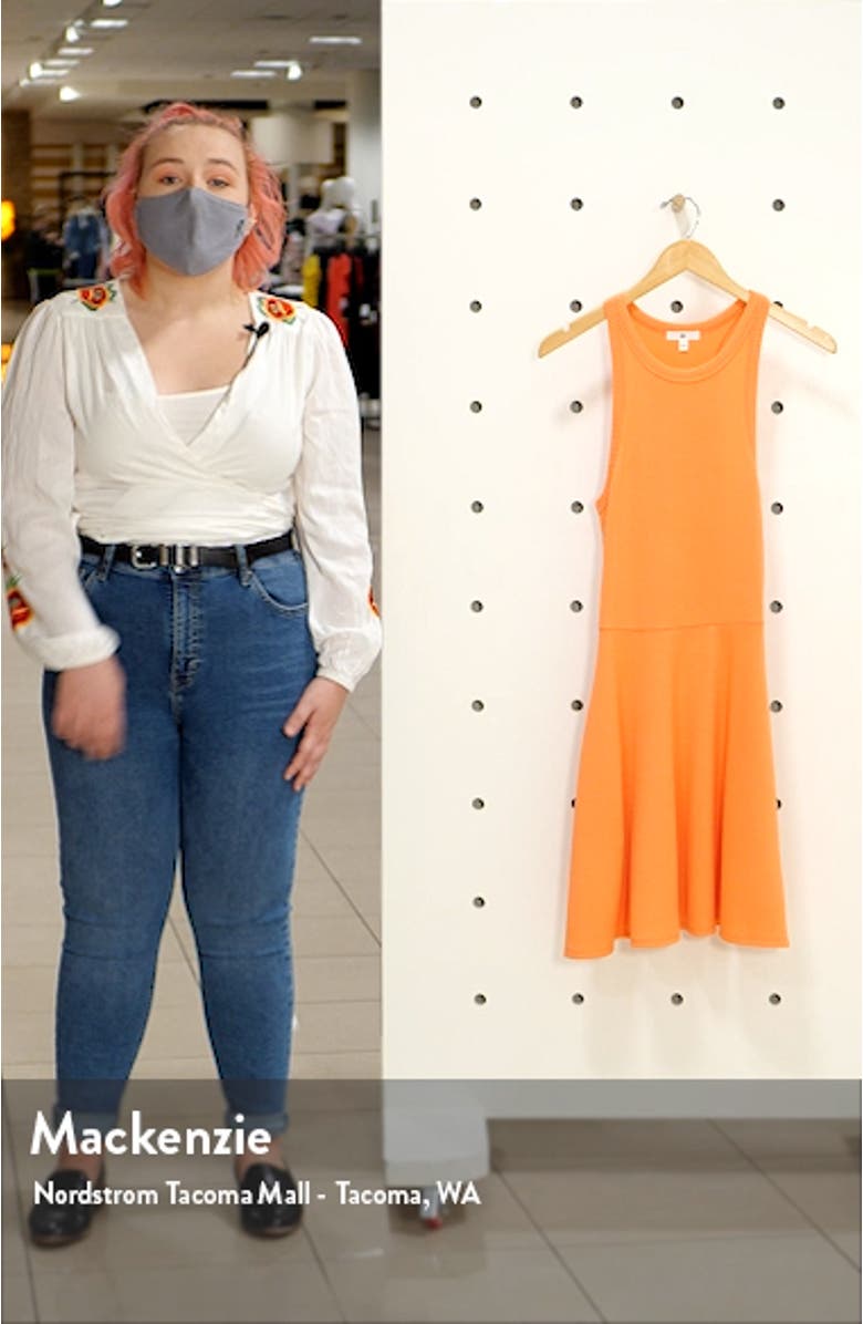 Sleeveless Rib Minidress, sales video thumbnail