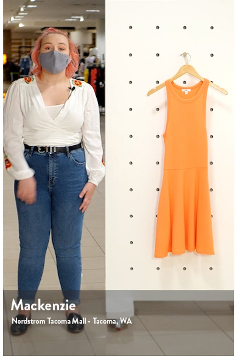 Sleeveless Rib Minidress video