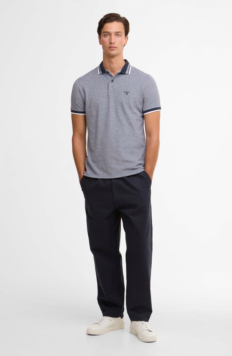 Barbour Castleford Tailored Fit Cotton Piqué Polo, Alternate, color, Navy