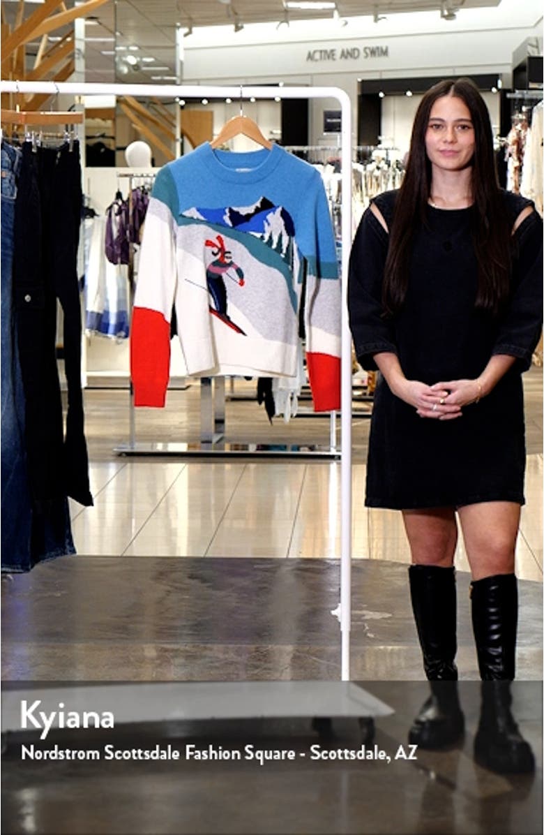 Mountain Coaster Crewneck Merino Wool Blend Sweater, sales video thumbnail