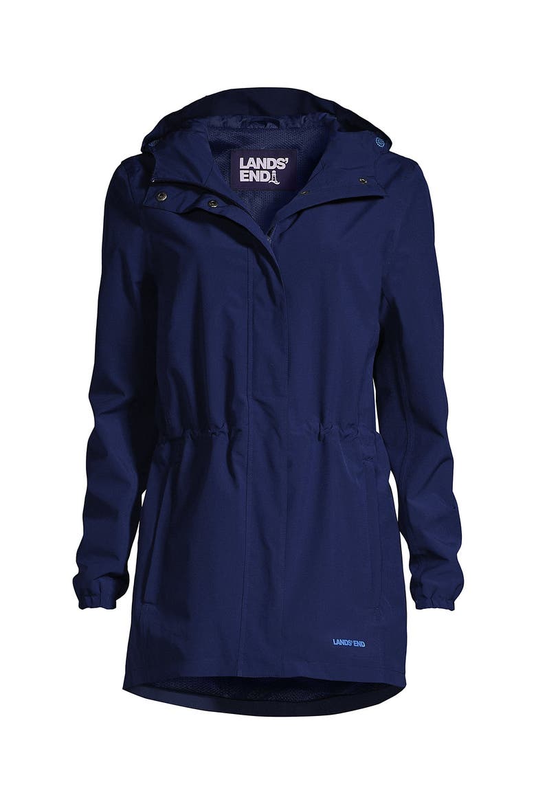 Squall Packable Waterproof Raincoat, Alternate, color, Deep Sea Navy
