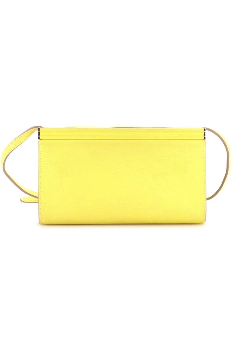 Pre-Owned Hermes Clic-H Shoulder Bag Evercolor 21, Alternate, color, Lime