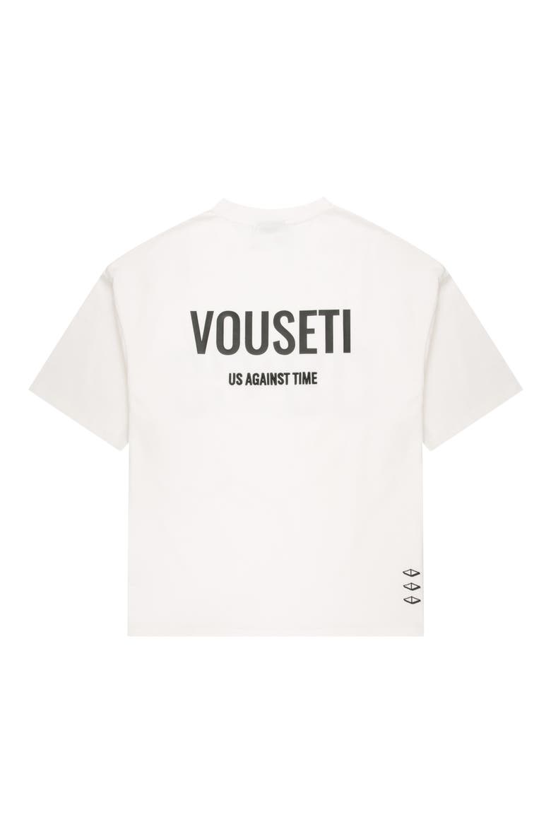 Us Against Time Cotton Graphic T-Shirt, Alternate, color, OFF WHITE
