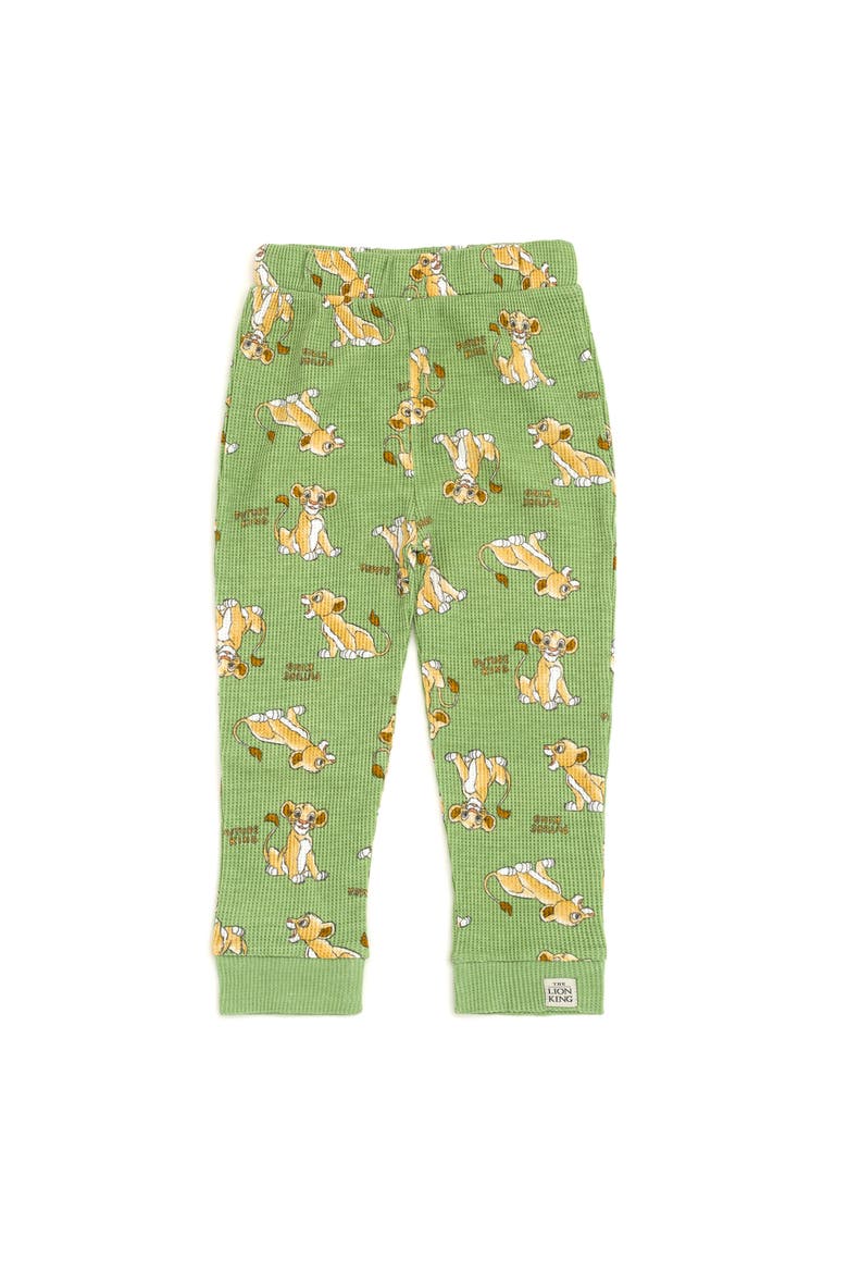 Lion King Loungewear 2-Piece Sweatshirt and Pants Set, Alternate, color, Simba Sage Green
