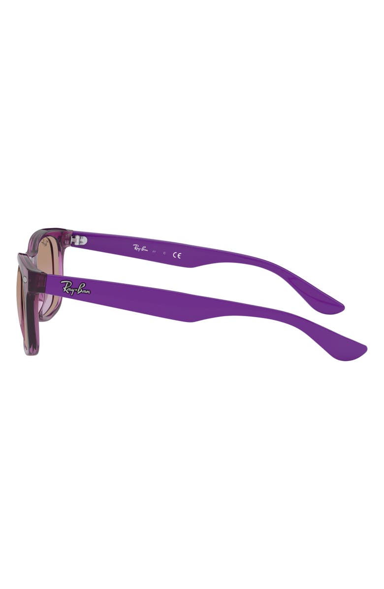 Ray-Ban Kids' Junior Wayfarer 50mm Gradient Square Sunglasses, Alternate, color, 