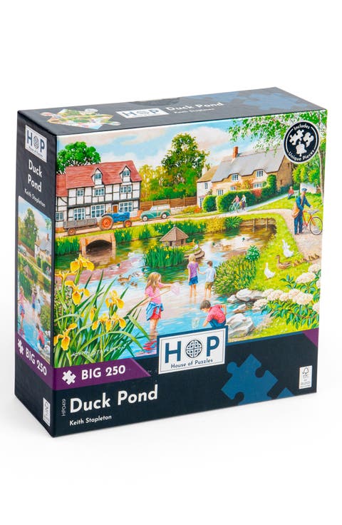 Duck Pond Big 250-Piece Jigsaw Puzzle