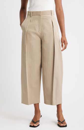 MANGO Olivia Pleated Straight Leg Pants
