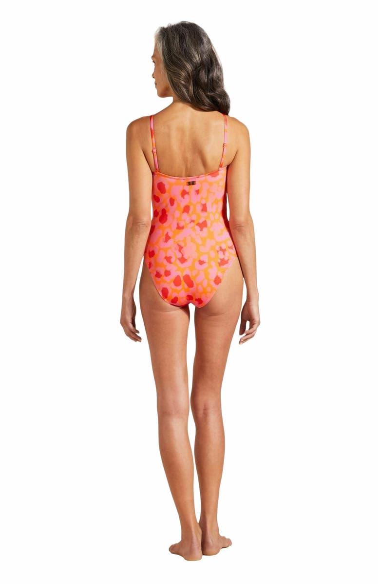Vilebrequin Women's New Leopard One-Piece Swimsuit, Alternate, color, Abricot