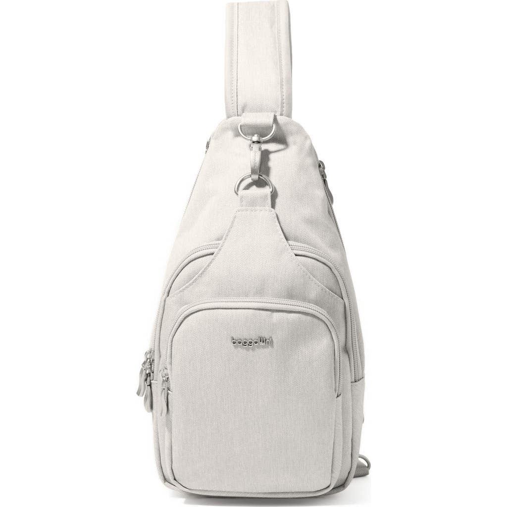 Baggallini Central Park Sling Bag In White