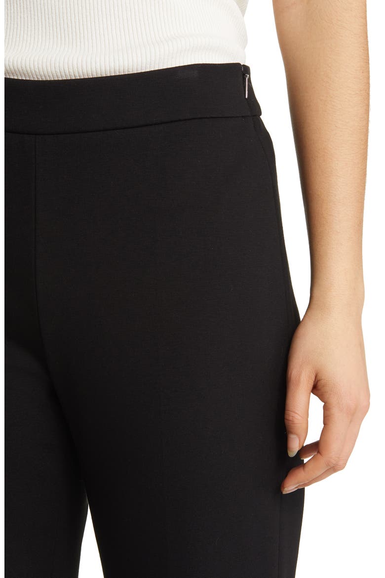 Tilunara Slim Fit Ponte Knit Pants, Alternate, color, BLK