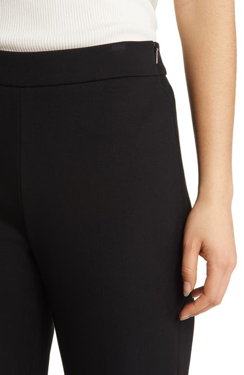 Hugo Boss Boss Tilunara Slim Fit Ponte Knit Pants In Black