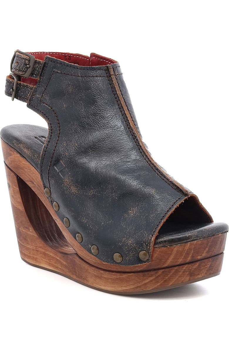 Bed Stu Imelda Cutout Wedge Slingback Sandal, Main, color,