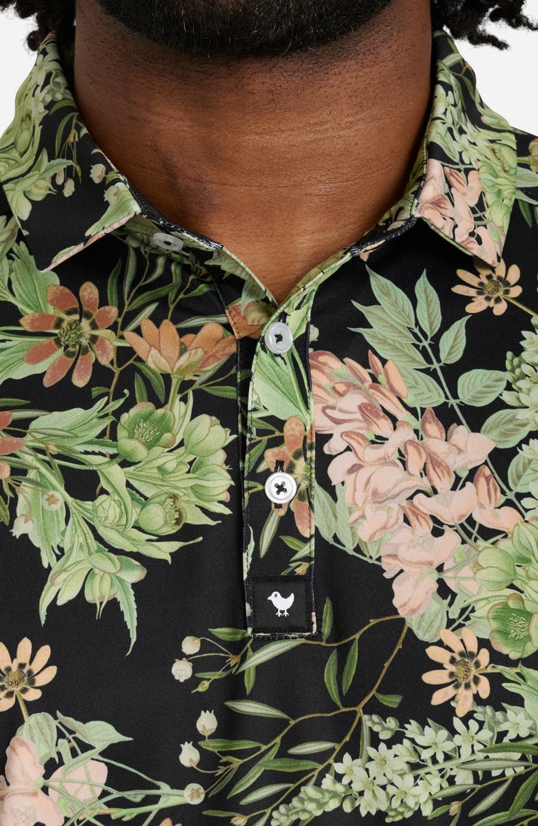 Bad Birdie Patterned Performance Golf Polo, Alternate, color, 