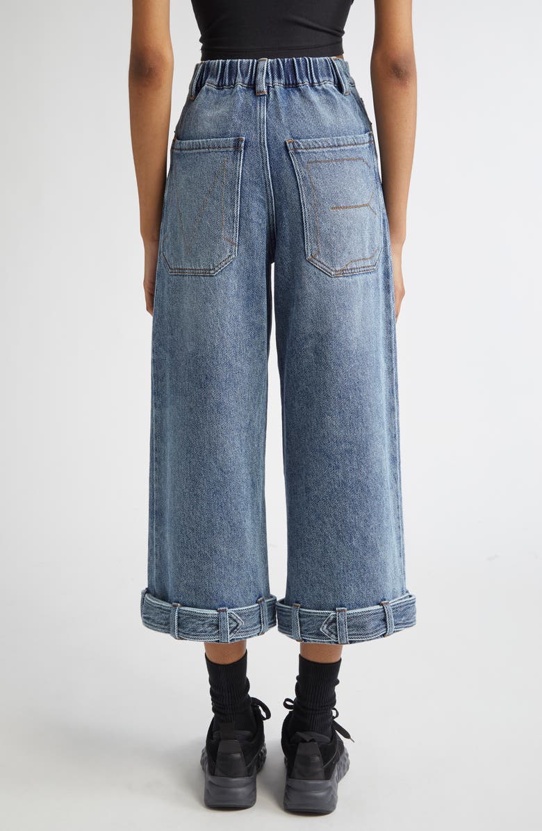 MELITTA BAUMEISTER Belt Hem Crop Jeans, Alternate, color, 