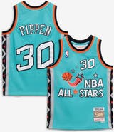 Mitchell & Ness Youth Mitchell & Ness Scottie Pippen Teal 1996 NBA All-Star Game Hardwood Classics Swingman Jersey