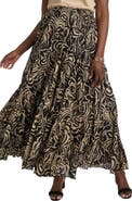 Jessica London Flowing Crinkled Maxi Skirt