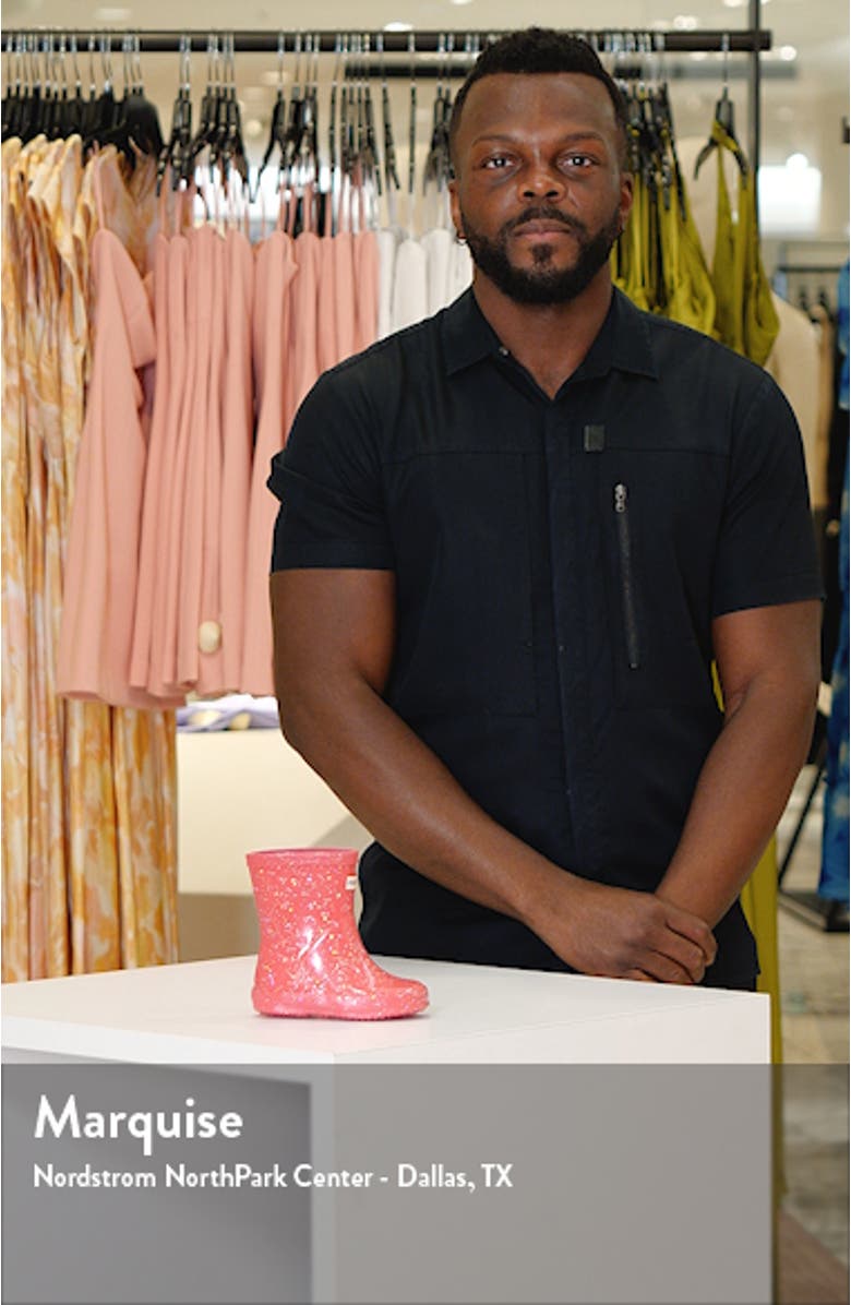 First Classic Giant Glitter Waterproof Rain Boot, sales video thumbnail