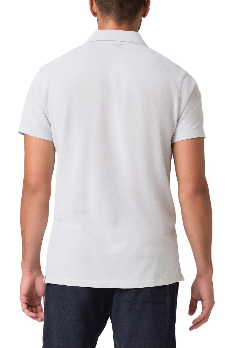 Demille Cotton Piqué Polo, Alternate, color, BRISTOL BLUE COMBO