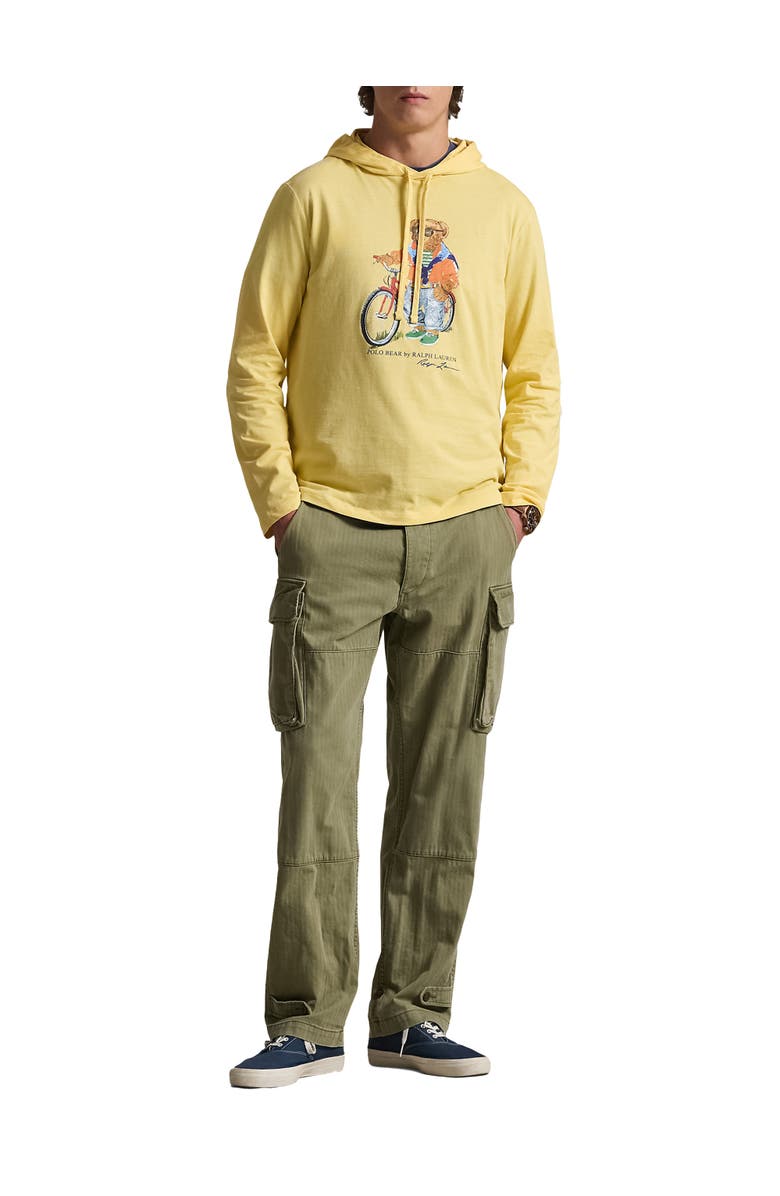 Polo Ralph Lauren Big & Tall Summer Bear Hoodie, Alternate, color, Corn Yellow