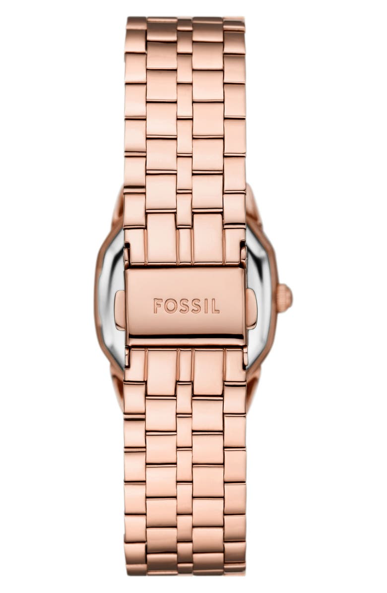 Fossil Harlow Bracelet Watch, 27mm, Alternate, color, Rose Gold