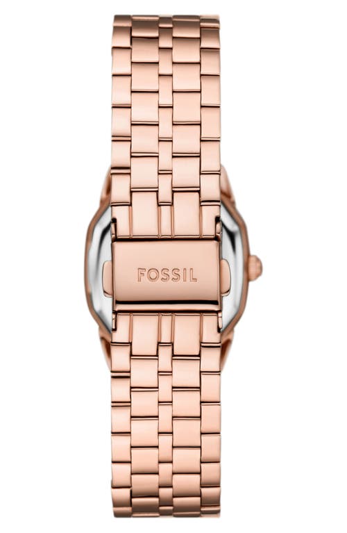 Fossil Harlow Watch, 27mm In Rose Gold