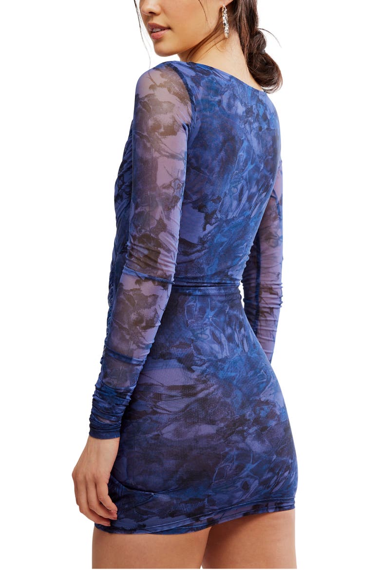 free people long sleeve bodycon dress Katana Body-Con Minidress (Women) Formal dress